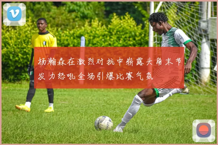 杨瀚森在激烈对抗中崭露头角末节发力怒吼全场引爆比赛气氛